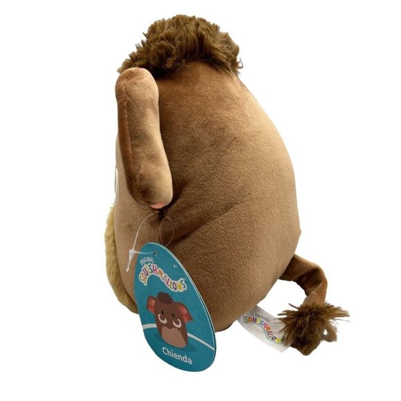 Chienda the Wooly Mammoth 7.5" Squishmallow Soft Brown Prehistoric Plush - Picture 4 of 5